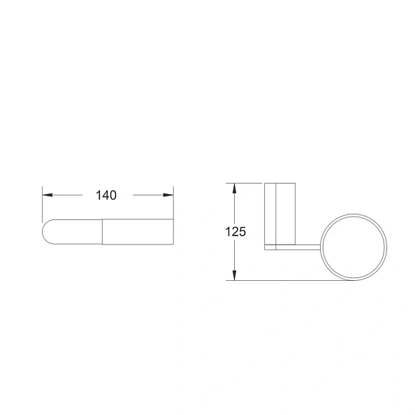 Мыльница Rose RG1703T, пепельный