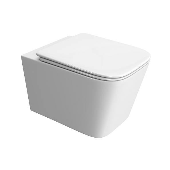 Чаша подвесного унитаза BelBagno Due, белый (BB5171CH-TOR/SC)