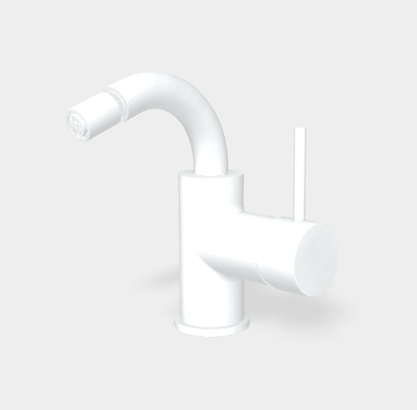 Смеситель для биде Fima Carlo Frattini Spillo Up, белый матовый (F3042BS)