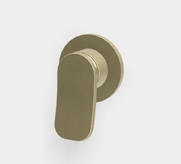 Смеситель для душа Fima Carlo Frattini Flo', на 1 потребитель, шампань брашированная (F3803N1HS)