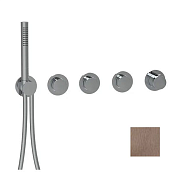 Смеситель для душа Almar Water Control Modular, на 3 потребителя, никель брашированный (E180434.NB)