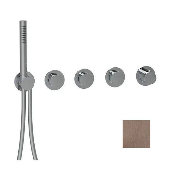 Смеситель для душа Almar Water Control Modular, на 3 потребителя, никель брашированный (E180434.NB)