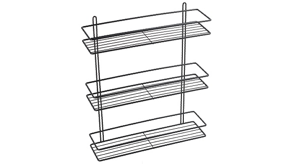 Полка тройная Fixsen черная (FX-730B-3)