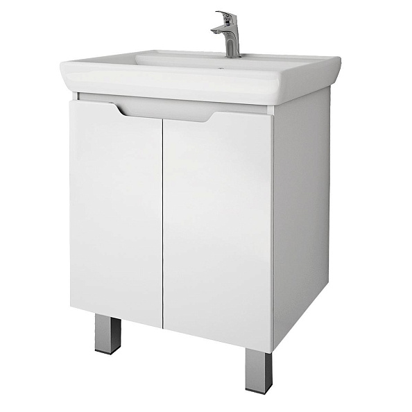 Тумба под раковину подвесная Dreja Q Plus (D) 70 см, белый