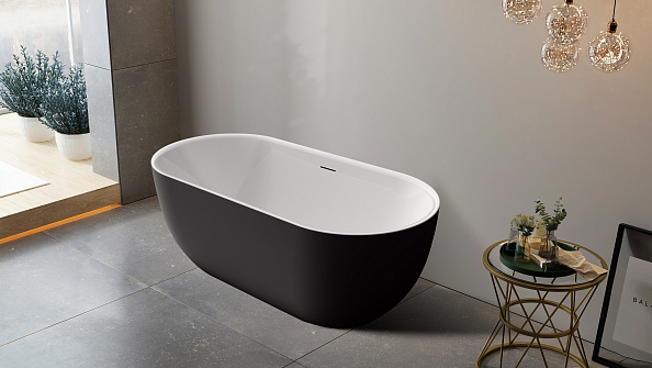 Акриловая ванна BelBagno 150x80, белый (BB70-1500-800-W/NM) отдельностоящая