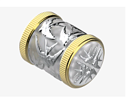 Маховик THG Hirondelles Platinum stamped для встраиваемого в стену вентиля, золото (A4K F01 30B)