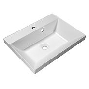 Раковина из литьевого мрамора BelBagno 600х140х450 мм (BB600/450-LV-MR-AST)