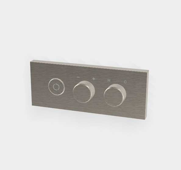 Смеситель для душа Fima Carlo Frattini Switch ON, на 2 потребителя, никель брашированный (F5959X2SN)