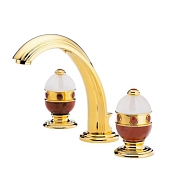 Смеситель для раковины THG Cheverny red Jasper, PVD матовая латунь/jasper (A1U H50 151M)