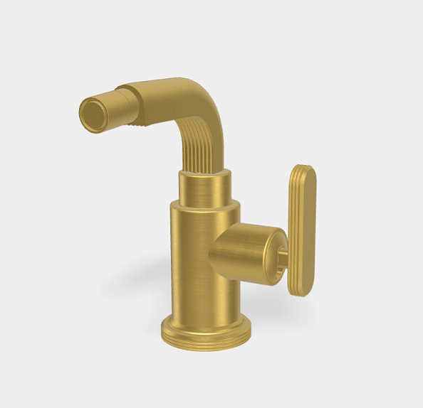 Смеситель для биде Fima Carlo Frattini Park Lane, золото брашированное (F1322OS)