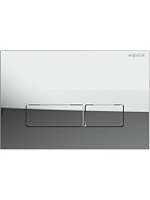 KDI-0000062(HB) Панель смыва Хром глянец ободок хром (клавиши прямоугольные), 162*244 мм