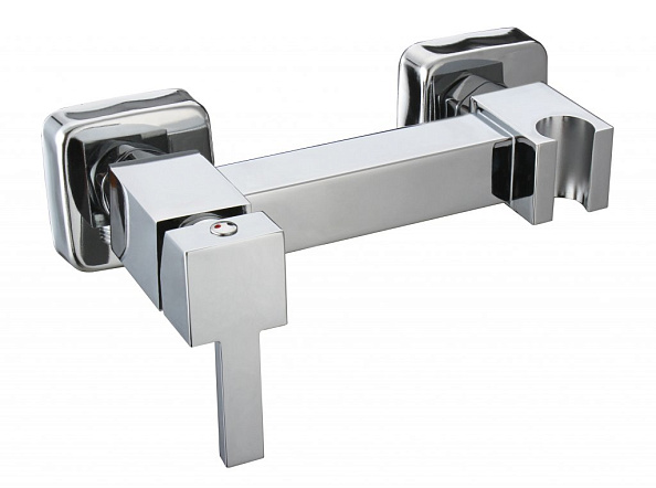 Смеситель для душа и гигиенического душа со штуцером с держателем Cezares Czr, хром (CZR-DA4-01)