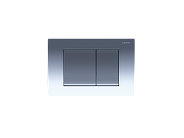 KDI-0000010 (001B) Панель смыва Хром глянец (клавиши квадрат)