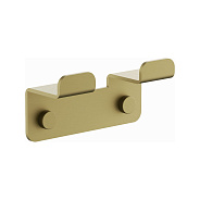 Планка с 2-мя крючками BELZ цвет: золото (PVD-покрытие) (B9002-5)