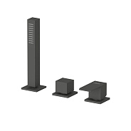 Смеситель на борт ванны CEZARES PORTA черный матовый (PORTA-BVDM3-NOP)
