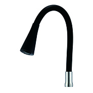 Гибкий излив 1/2″ черный Savol S-MCG01