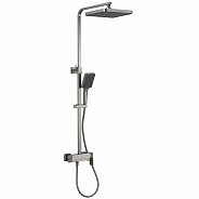 Душевая система FRAP F2490-9, оружейная сталь