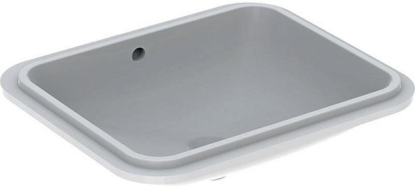 Раковина с установкой под столешницу Geberit VariForm прямоугольной формы (50х40 см) (500.764.01.2)