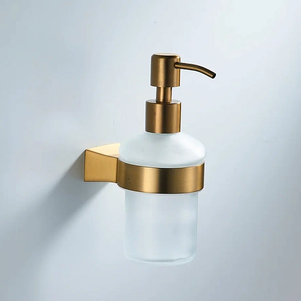 Дозатор жидкого мыла Shevanik SG5744G, золотой сатин