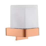 Стакан для ванной комнаты Rav Slezak NIL NLA0304ZRK, розовое золото брашированное