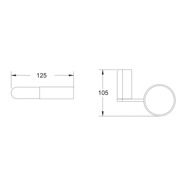 Стакан для ванной комнаты Rose RG1712, хром