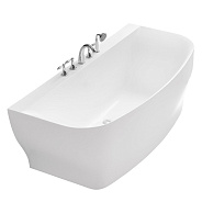 Акриловая ванна BelBagno 165x78, белый (BB74-1650-W0) пристенная