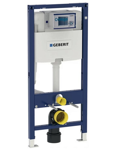111.060.00.2 Инсталляция Geberit Duofix для подвесного унитаза, 112 см, со смывным бачком скрытого монтажа Omega 12 см