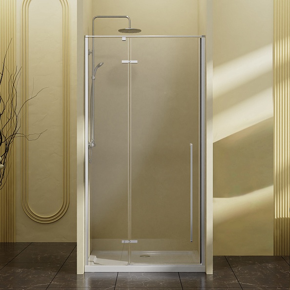 Душевая дверь Vincea Slim-N (VDPH-5SN100CL) 1000х1950 мм, хром, стекло прозрачное