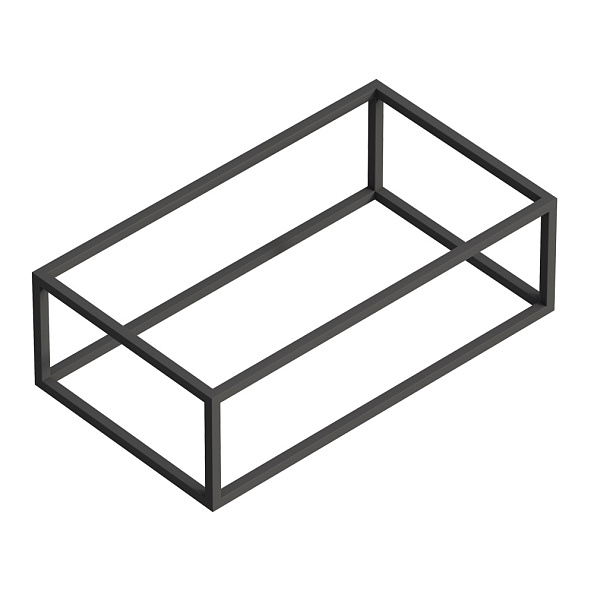 Металлический каркас сварной под раковину Cezares Cadro 800х460х300, Черный (CADRO-80/46/30-1C-SO-MET-ST)