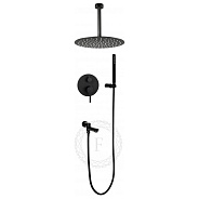Душевая система встраиваемая FILARETE Roun FL1022BL, черный
