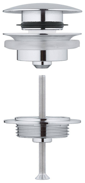 Сифон для раковины донный клапан Grohe, хром (65807000)