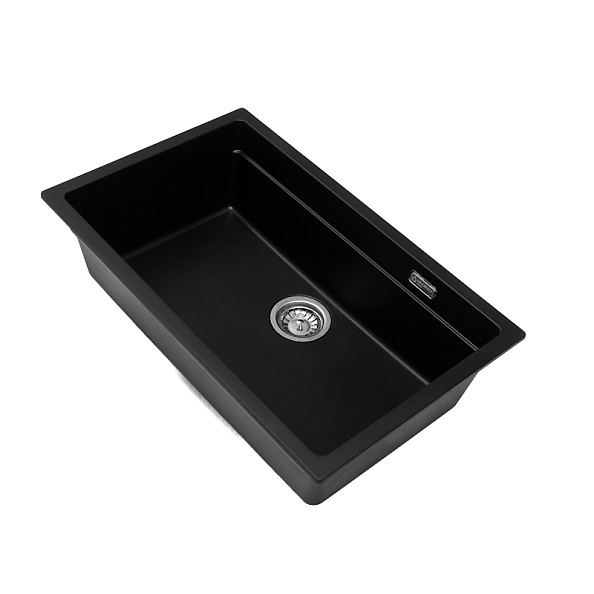 Кухонная мойка Grandex Aqua Comfort 500305, черный металлик