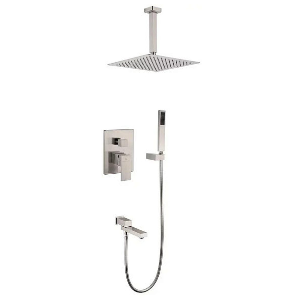 Душевая система встраиваемая Grocenberg GB5089NK-2, никель