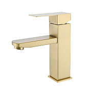 Смеситель Prohanss для раковины монолитный, золотой сатин (P30.10.03)