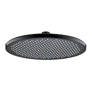Лейка верхняя для душа Splenka S451.50.06 круглая ∅250мм пластик/силикон, черный