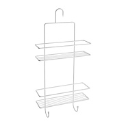 Полка на крючке двухэтажная белая Fixsen, FX-750W-2