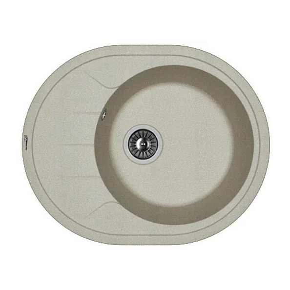 Мойка кухонная иск. камень Флорентина "Родос 620"  620х500 грей FSm (20.245.B0620.305)
