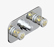 Смеситель для душа THG Hirondelles Gold stamped, хром (A4L A02 5401BEH)