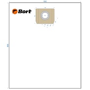 Комплект мешков пылесборных для пылесоса Bort BB-012U (93411485)