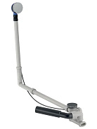 150.525.21.6 Слив-перелив Geberit, d52, длина 73 см, с декоративным комплектом: Глянцевый хром