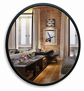 Зеркало SILVER MIRRORS D770 без подсветки, рама пластик Манхэттен-лофт (ФР-00002429)