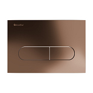 Клавиша смыва KNOTLOR BIS101RB, бронза