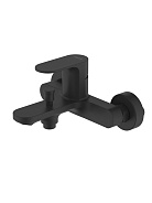AQ1940MB АЛЬФА смеситель для ванны, матовый черный