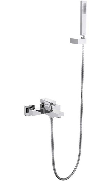 Смеситель для ванны AQUATEK ЛИБРА, с душевым набором, хром AQ1649CR