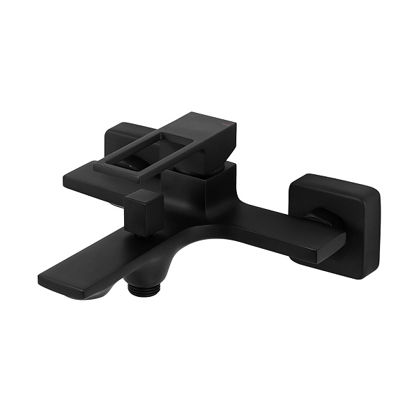 Смеситель для ванны и душа BelBagno Luce, черный матовый (LUC-VAS-NERO)