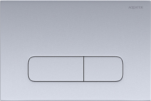 KDI-0000014 (002C) Панель смыва Хром матовая (клавиши прямоугольные)