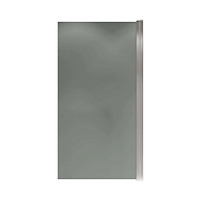 Шторка на ванну распашная Terminus Ното 150х70 тонированная, хром