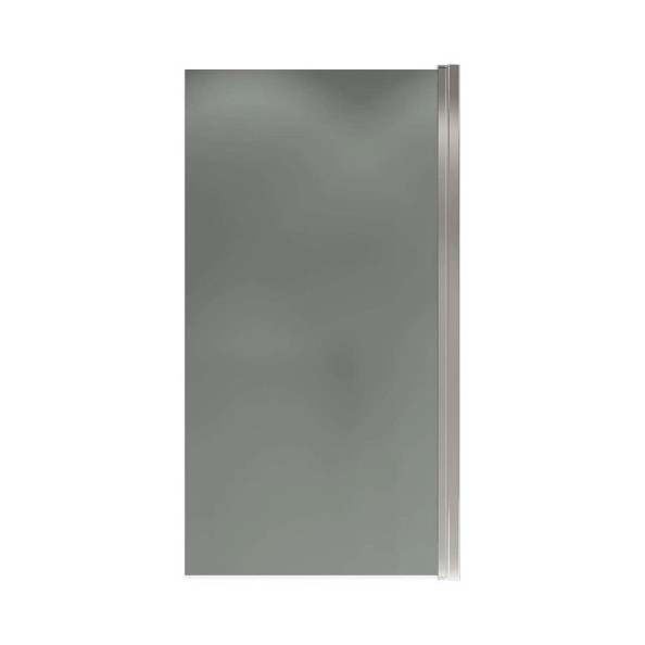 Шторка на ванну распашная Terminus Ното 150х70 тонированная, хром