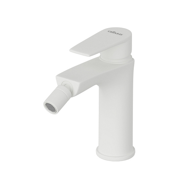 Смеситель для биде Cezares Nautic, белый матовый (NAUTIC-BS1-BIO)