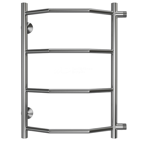 Полотенцесушитель водяной (боковое подключение) Stelmix 60x40 см, трапеция